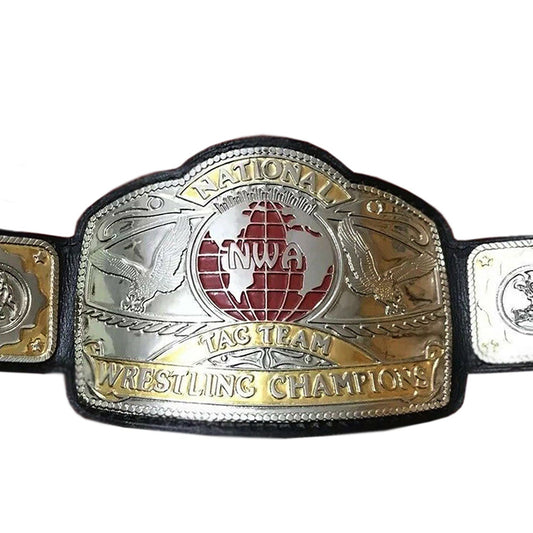 NWA National Tag Team Heavyweight Wrestling Championship Replica title Belt