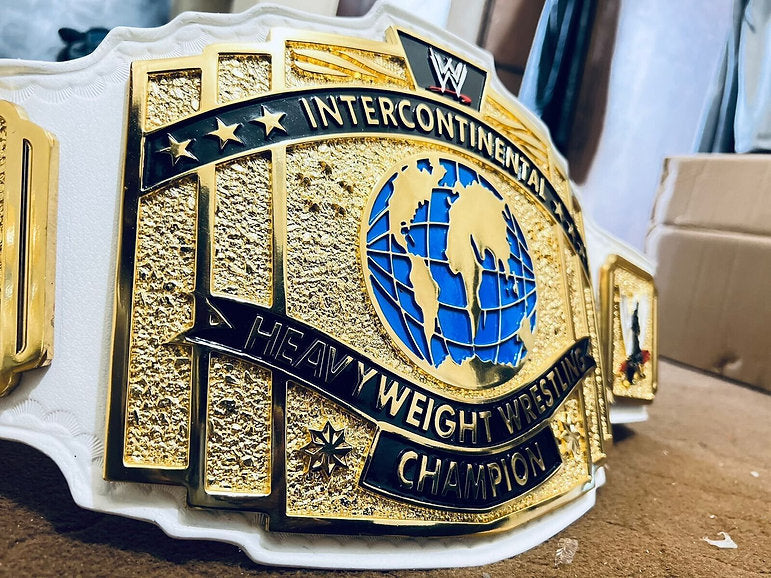 24K GOLD World Premium Intercontinental Heavyweight CNC Championship Belt