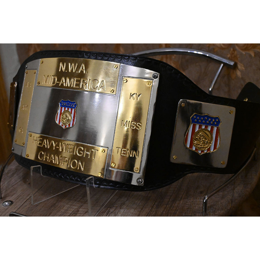 NWA Mid America Wrestling Championship Replica title Belt