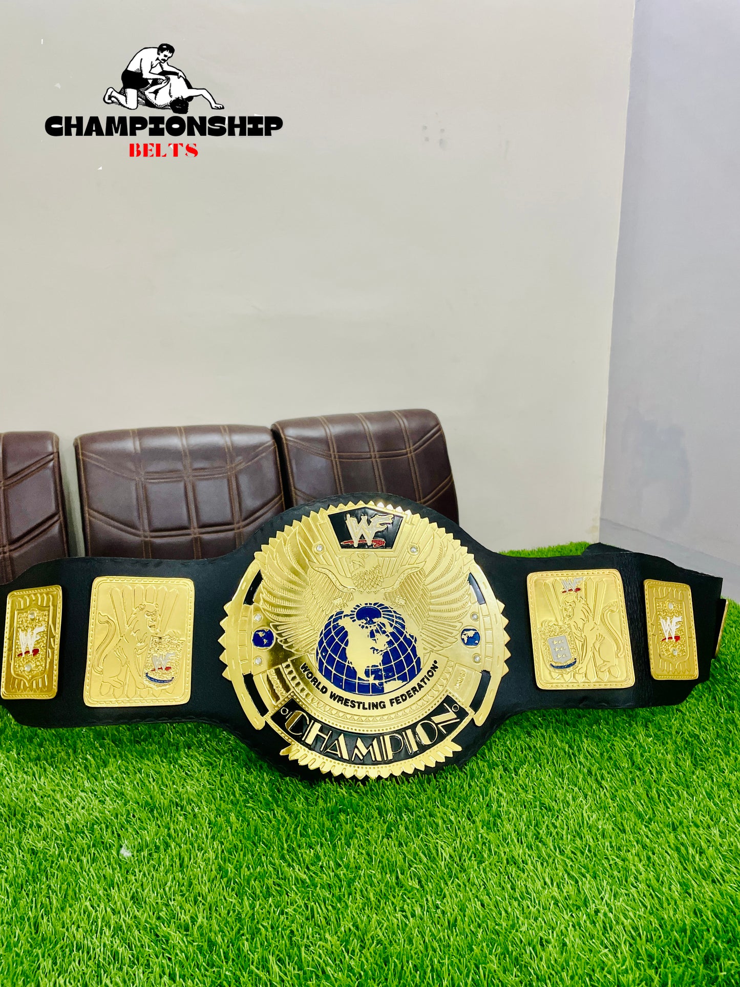 Big Eagle WWF Heavyweight Championship Replica title Belt