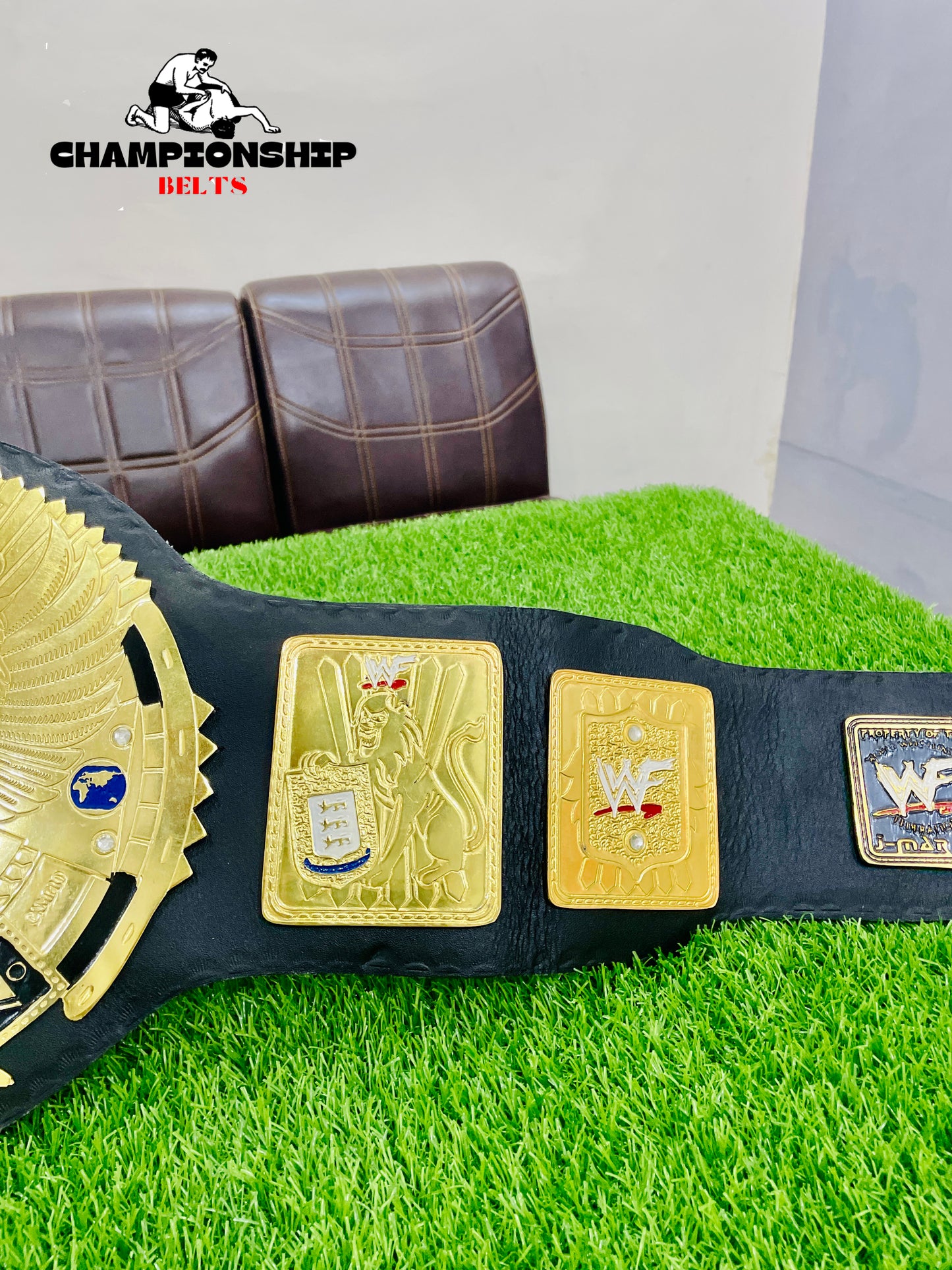 Big Eagle WWF Heavyweight Championship Replica title Belt