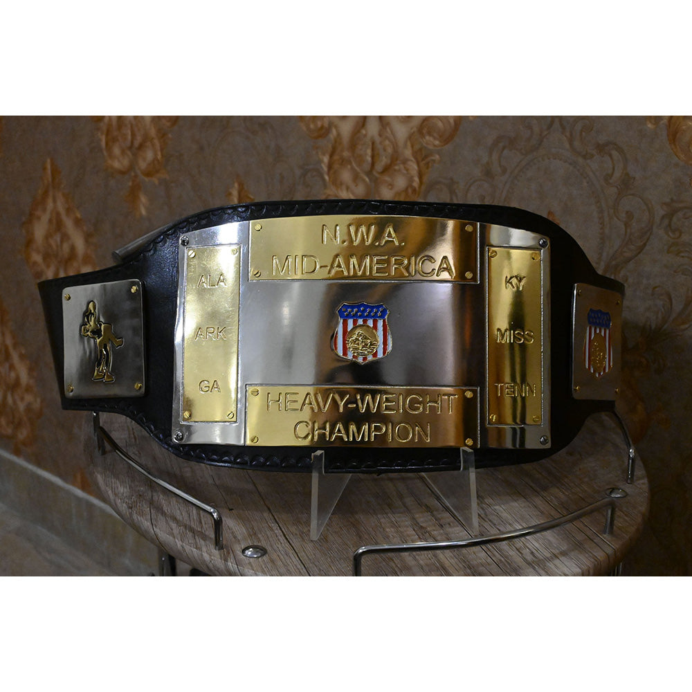 NWA Mid America Wrestling Championship Replica title Belt