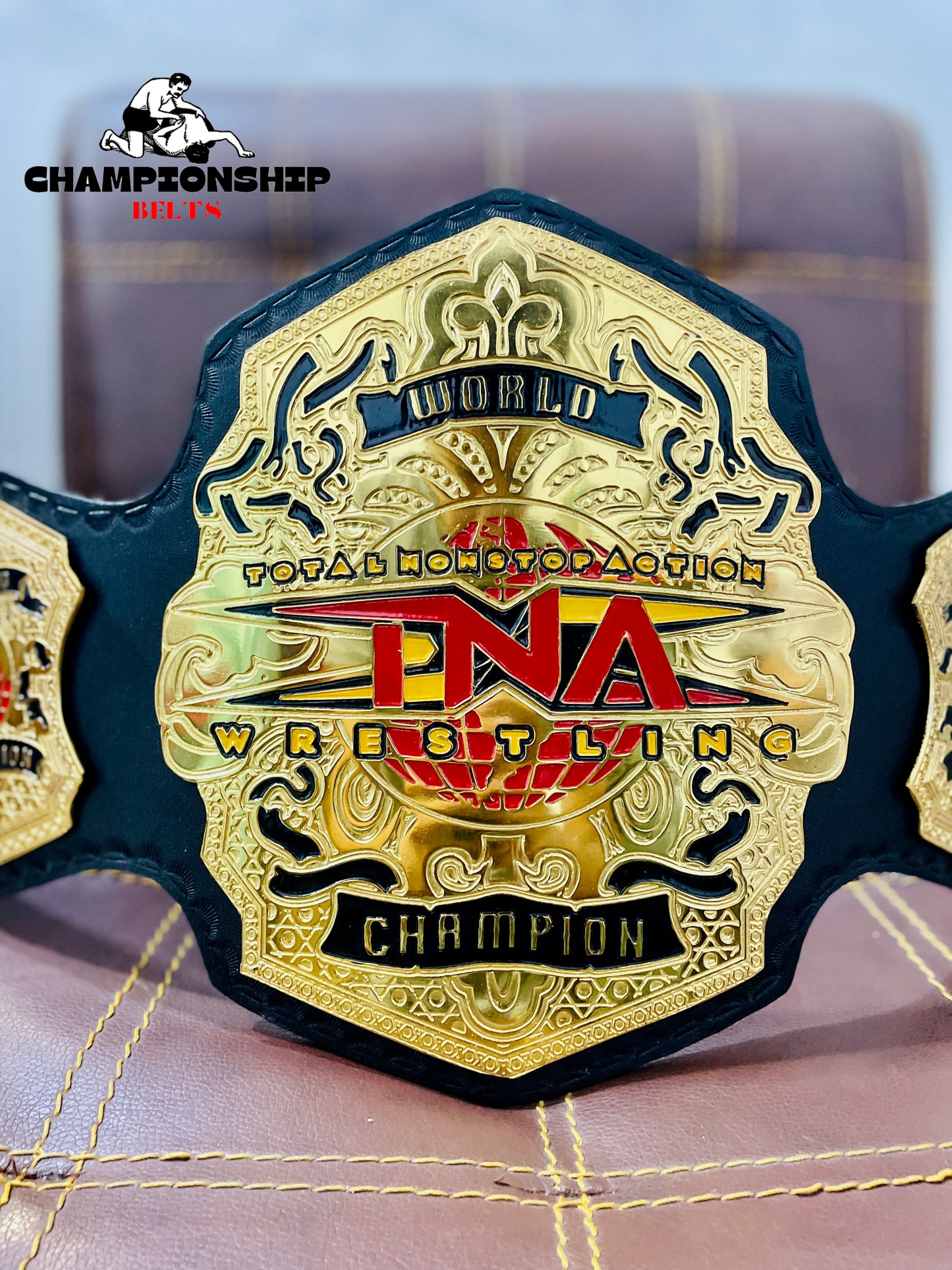 TNA World Heavyweight wrestling Championship Replica title Belt