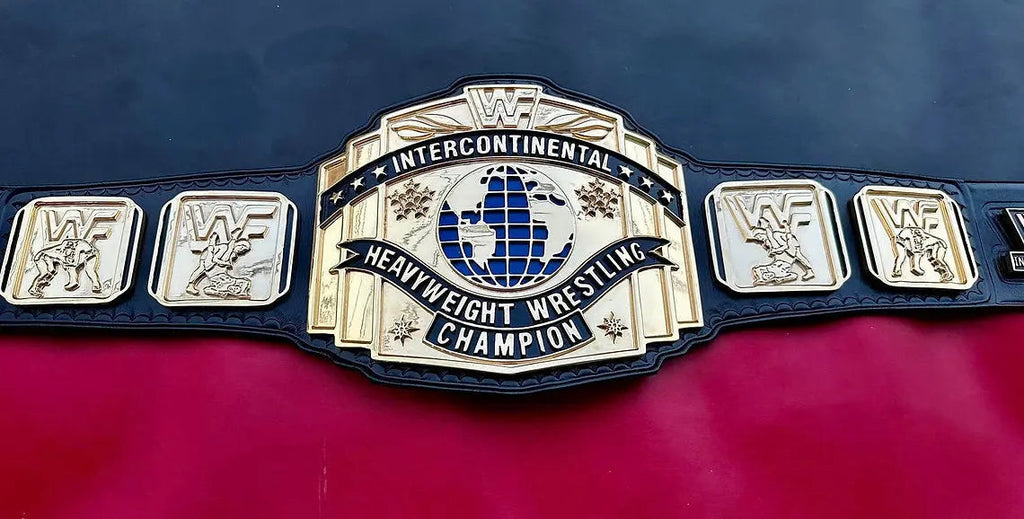 24K GOLD WWF Intercontinental Heavyweight Championship Belt 