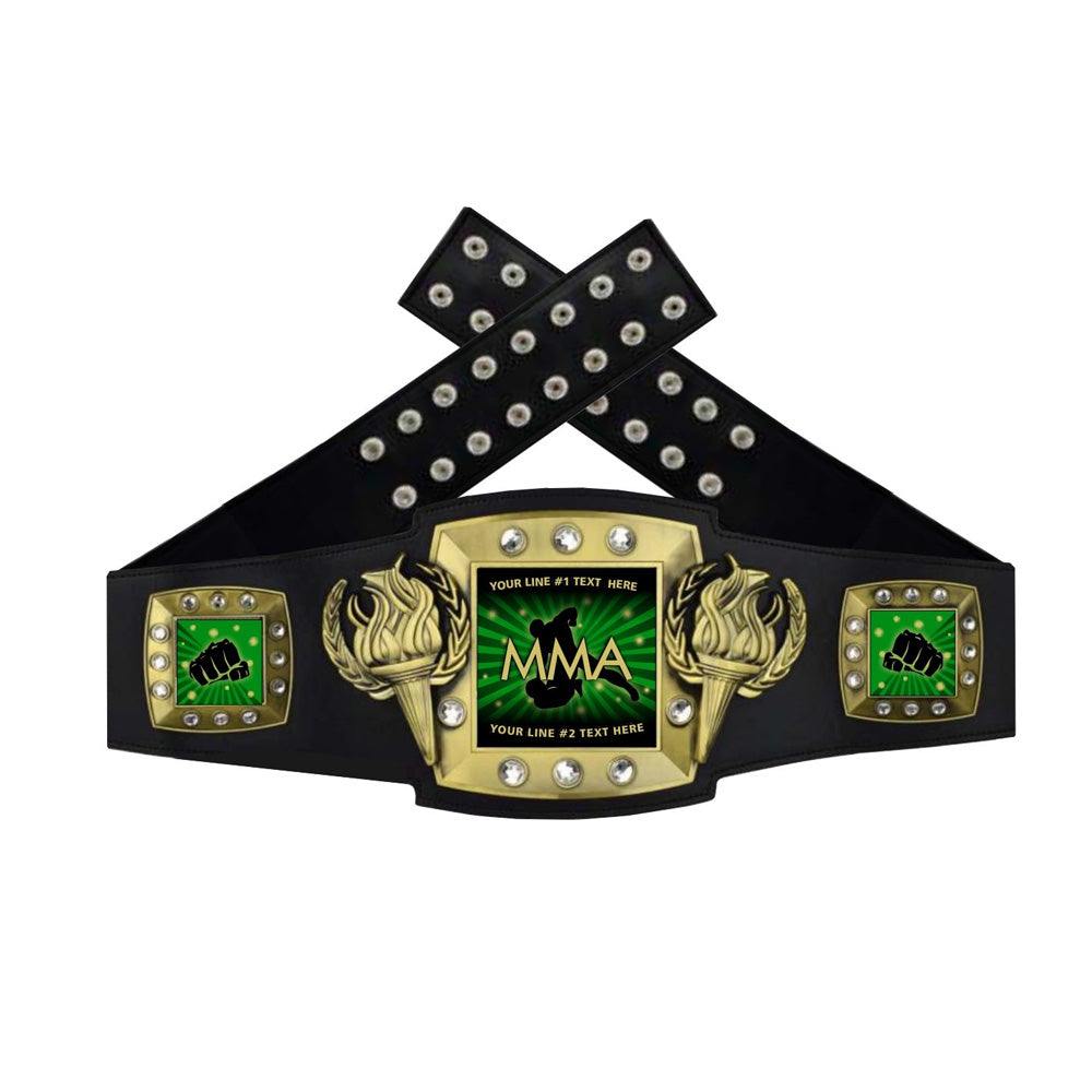 World MMA Champions Replica title Wrestling Belt ADD Your Custom Text