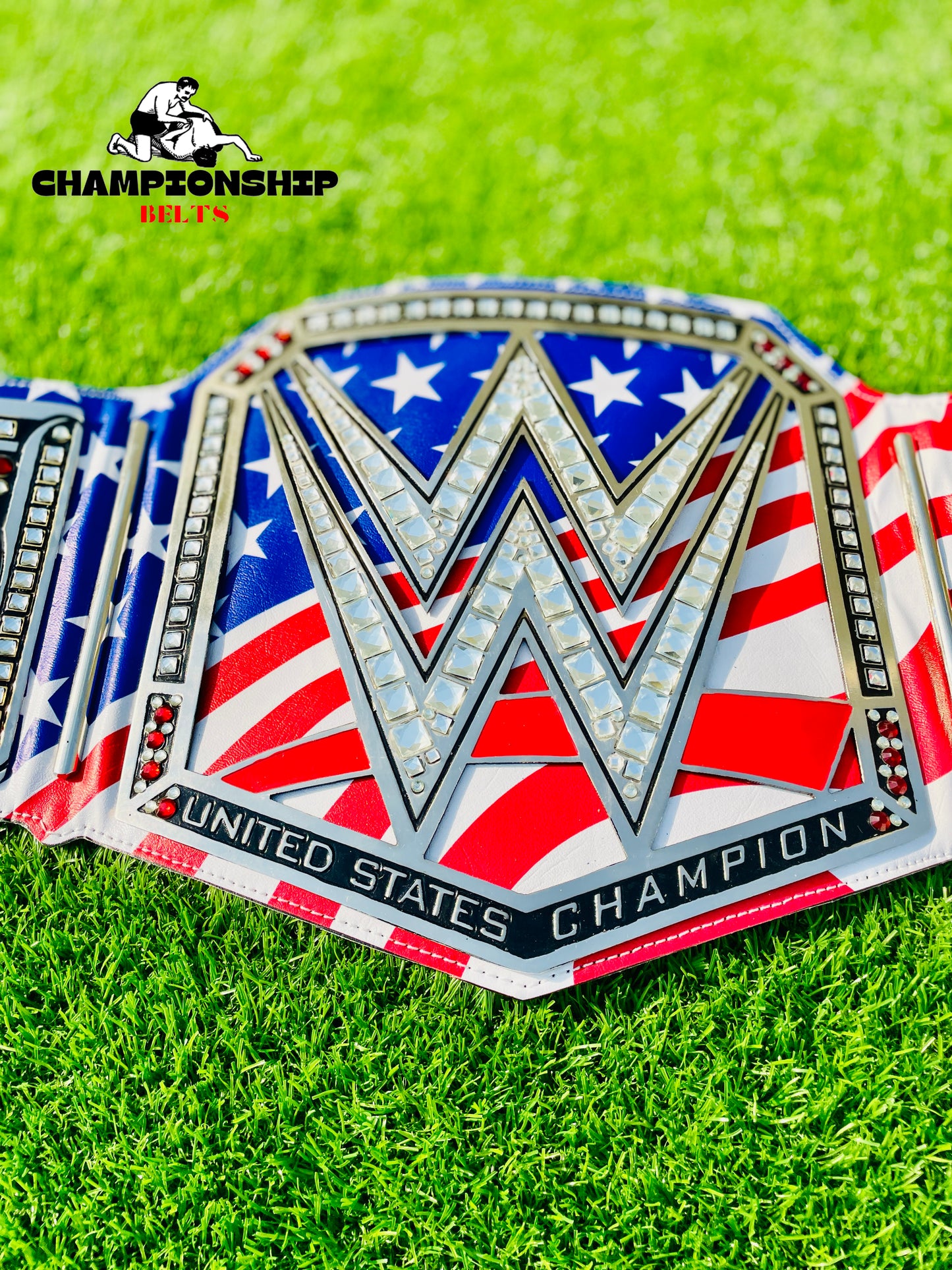 United States Flag World Championship Replica Title Belt