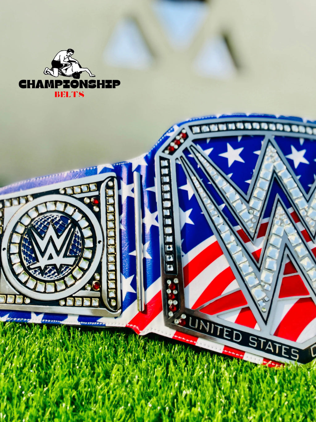 United States Flag World Championship Replica Title Belt