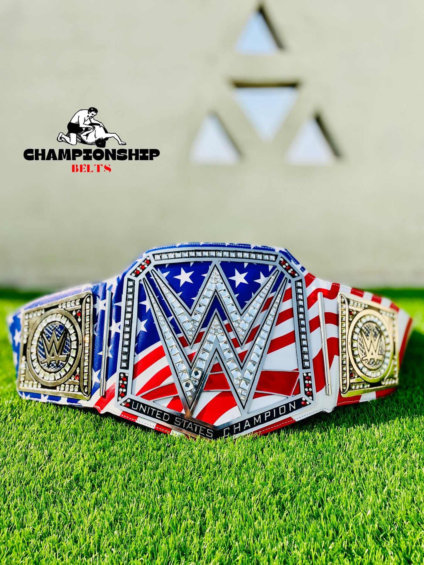 United States Flag World Championship Replica Title Belt