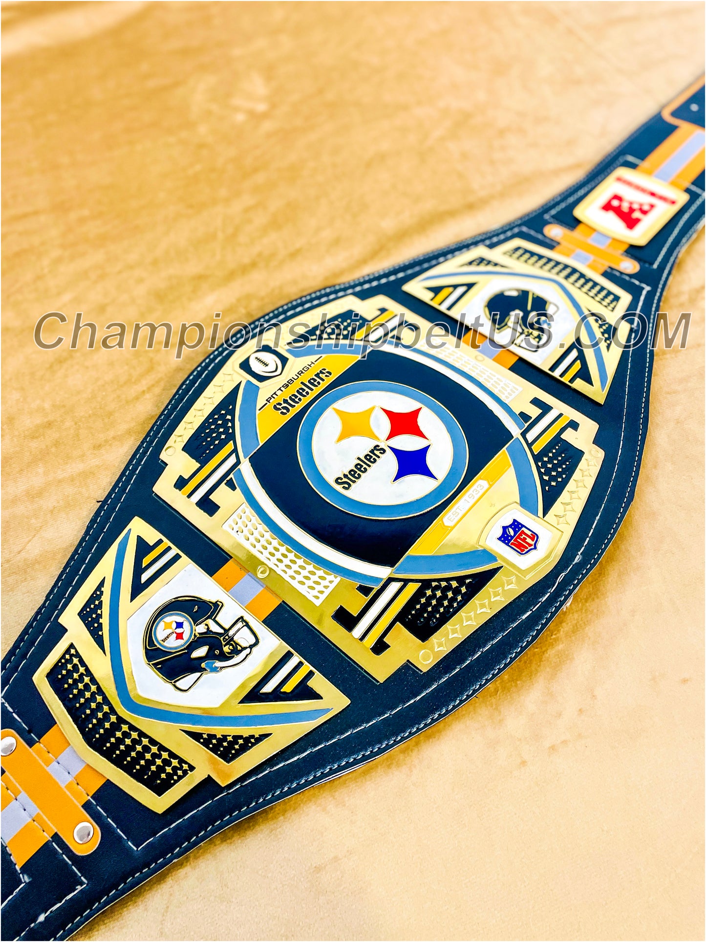 Pittsburgh Steelers Legacy Replica Wrestling Title Belt