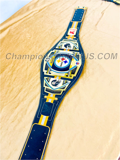 Pittsburgh Steelers Legacy Replica Wrestling Title Belt