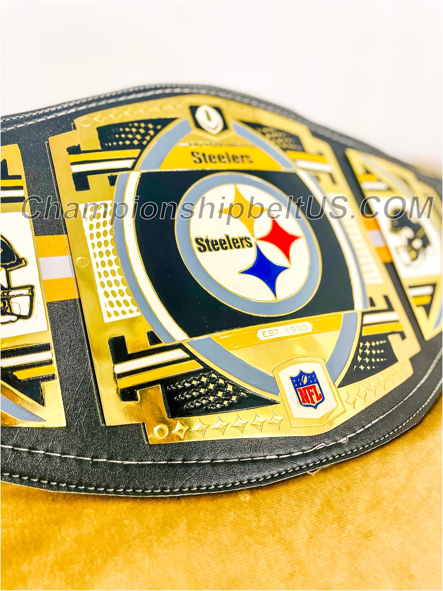 Pittsburgh Steelers Legacy Replica Wrestling Title Belt