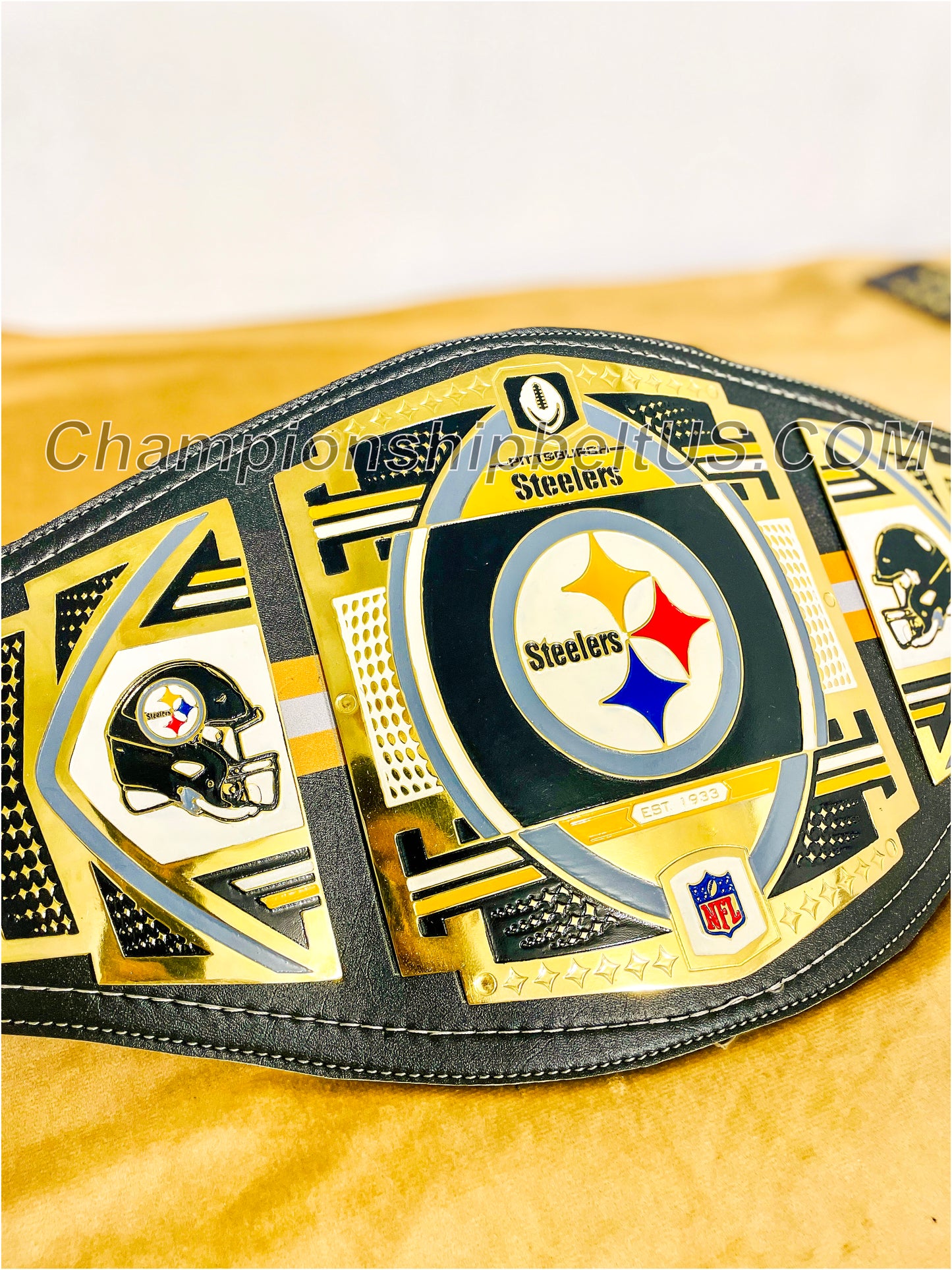 Pittsburgh Steelers Legacy Replica Wrestling Title Belt