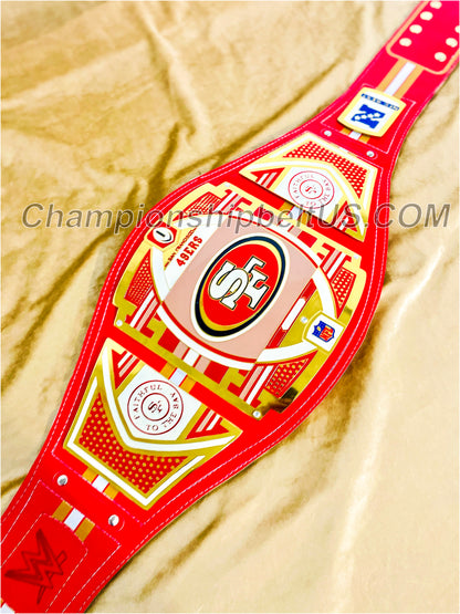 San Francisco 49ers Legacy Replica Wrestling Title Belt