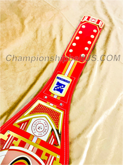 San Francisco 49ers Legacy Replica Wrestling Title Belt