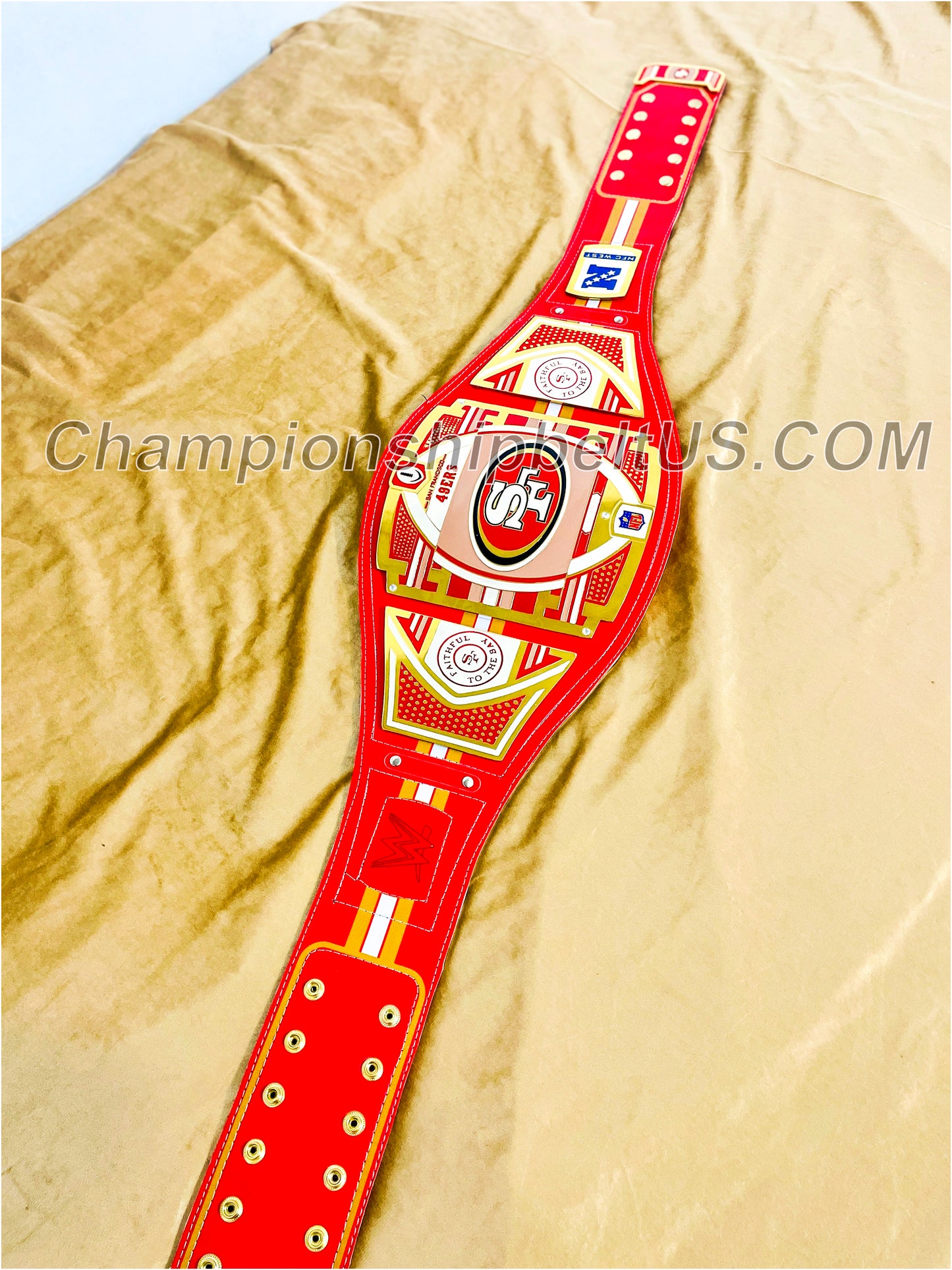 San Francisco 49ers Legacy Replica Wrestling Title Belt