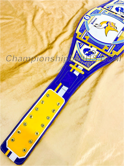 Minnesota Vikings Legacy Replica Wrestling Title Belt