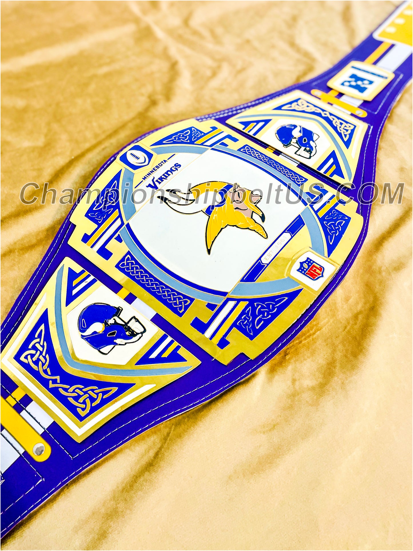 Minnesota Vikings Legacy Replica Wrestling Title Belt