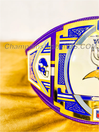 Minnesota Vikings Legacy Replica Wrestling Title Belt