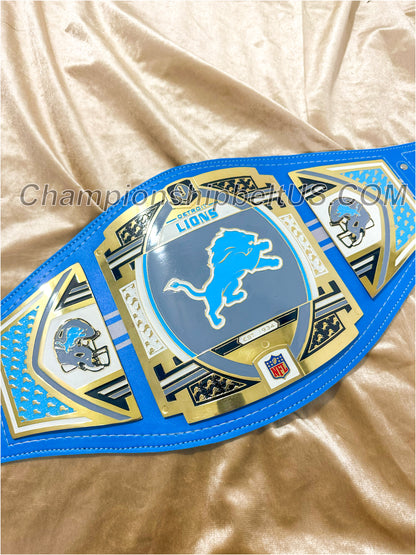 Detroit Lions Legacy Replica Wrestling Title Belt