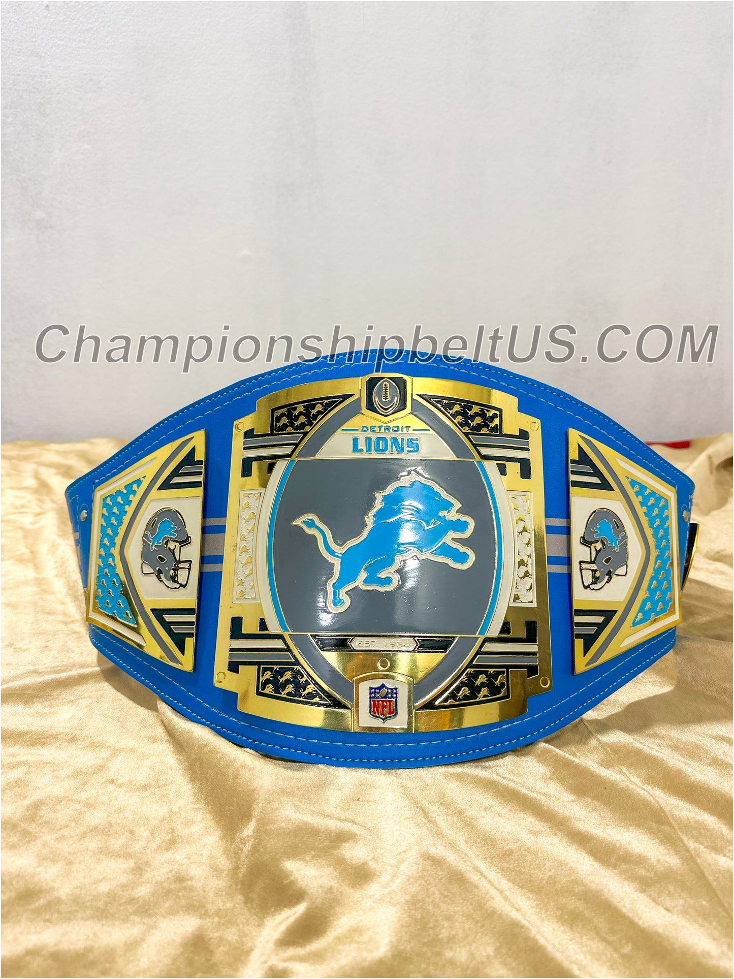 Detroit Lions Legacy Replica Wrestling Title Belt