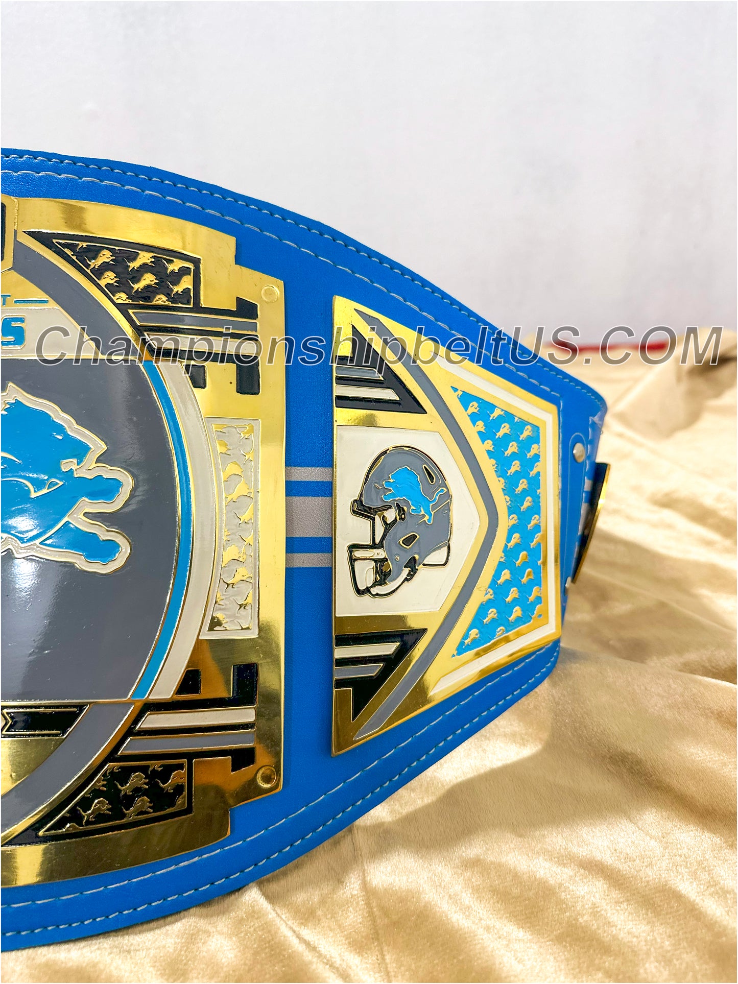 Detroit Lions Legacy Replica Wrestling Title Belt