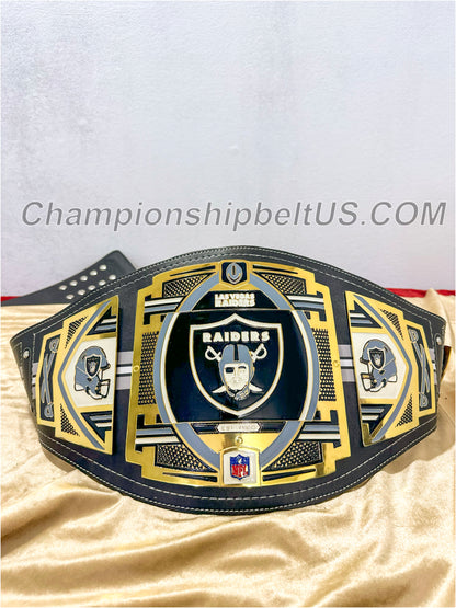 Las Vegas Raiders Legacy Replica Wrestling Title Belt