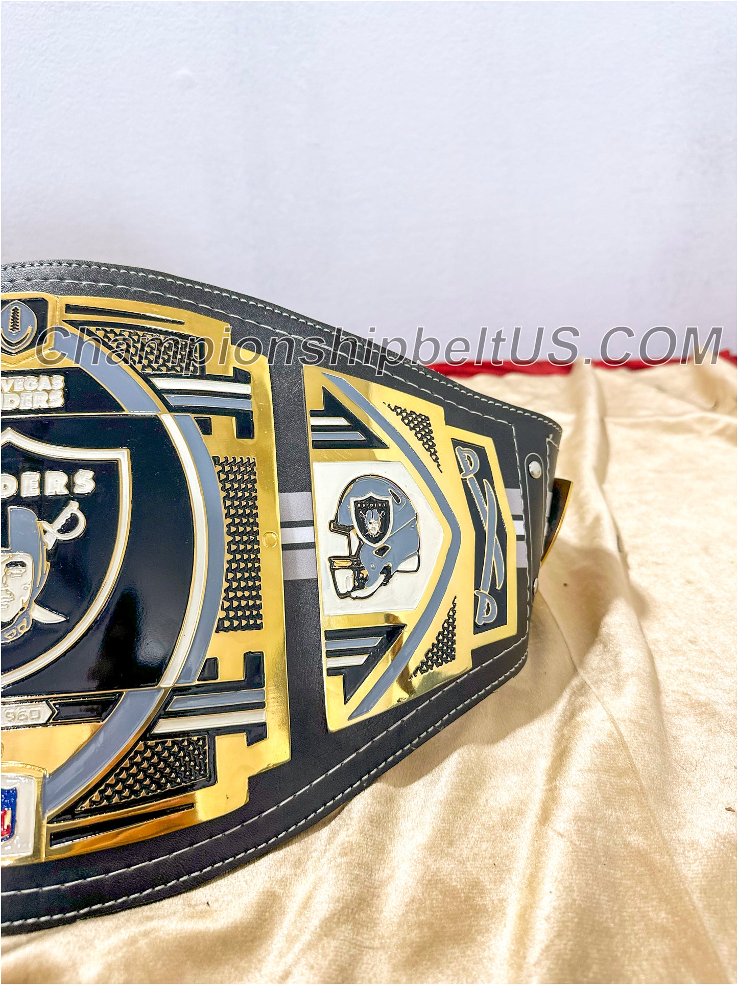 Las Vegas Raiders Legacy Replica Wrestling Title Belt