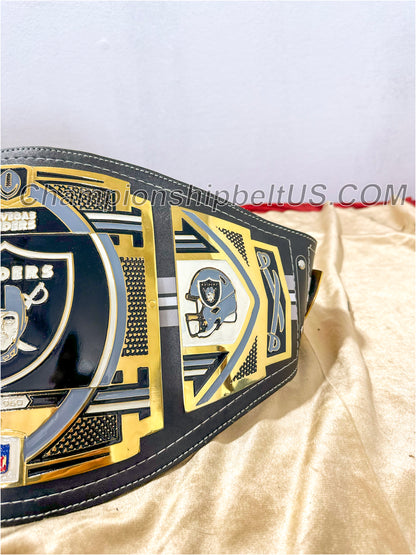 Las Vegas Raiders Legacy Replica Wrestling Title Belt