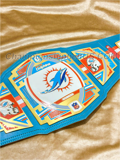 Miami Dolphins Legacy Replica Wrestling Title Belt