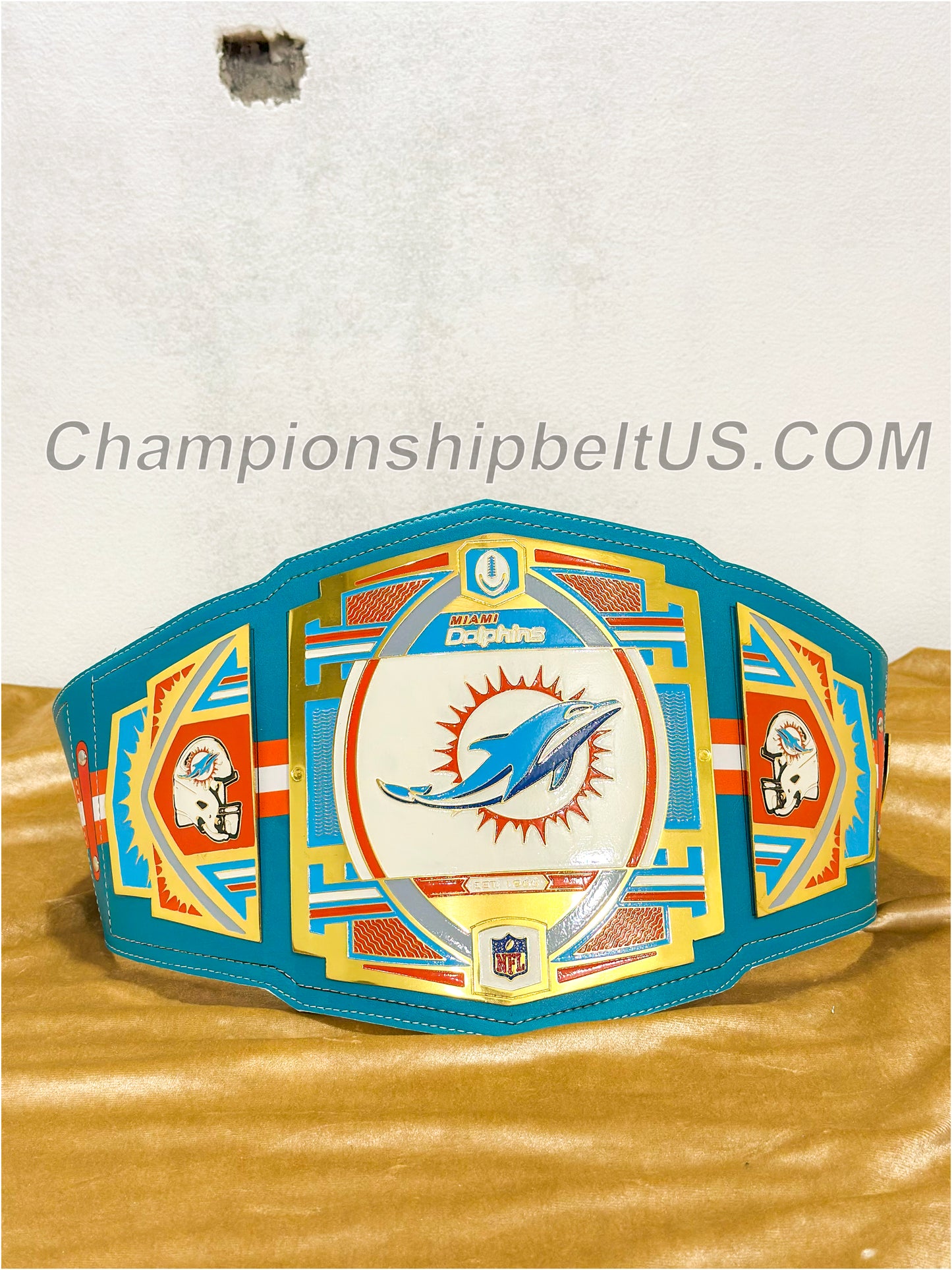 Miami Dolphins Legacy Replica Wrestling Title Belt