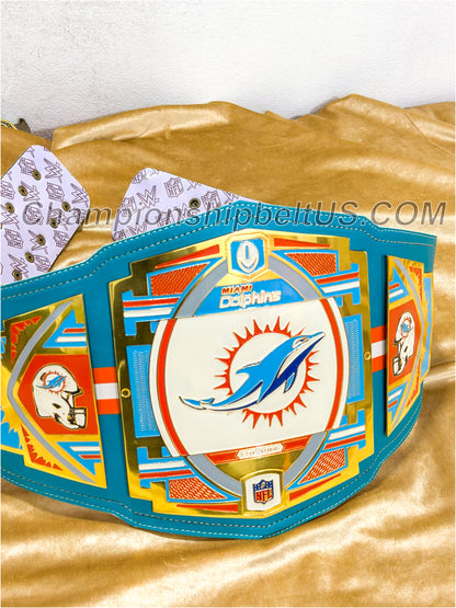 Miami Dolphins Legacy Replica Wrestling Title Belt