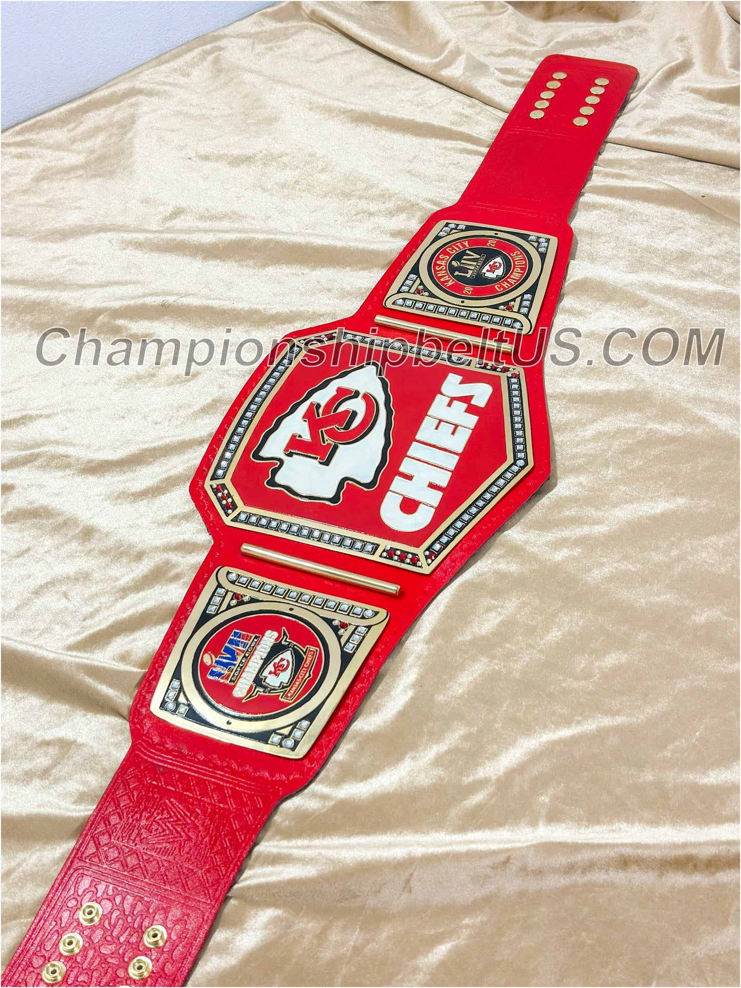 Kansas City Chiefs Super Bowl Championship Replica Title Belt