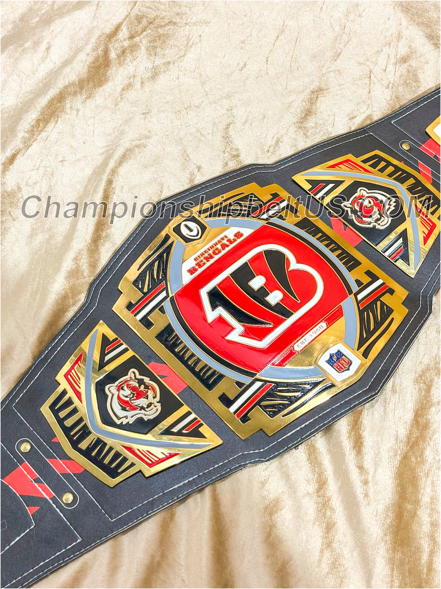 Cincinnati Bengals Legacy Replica Wrestling Title Belt