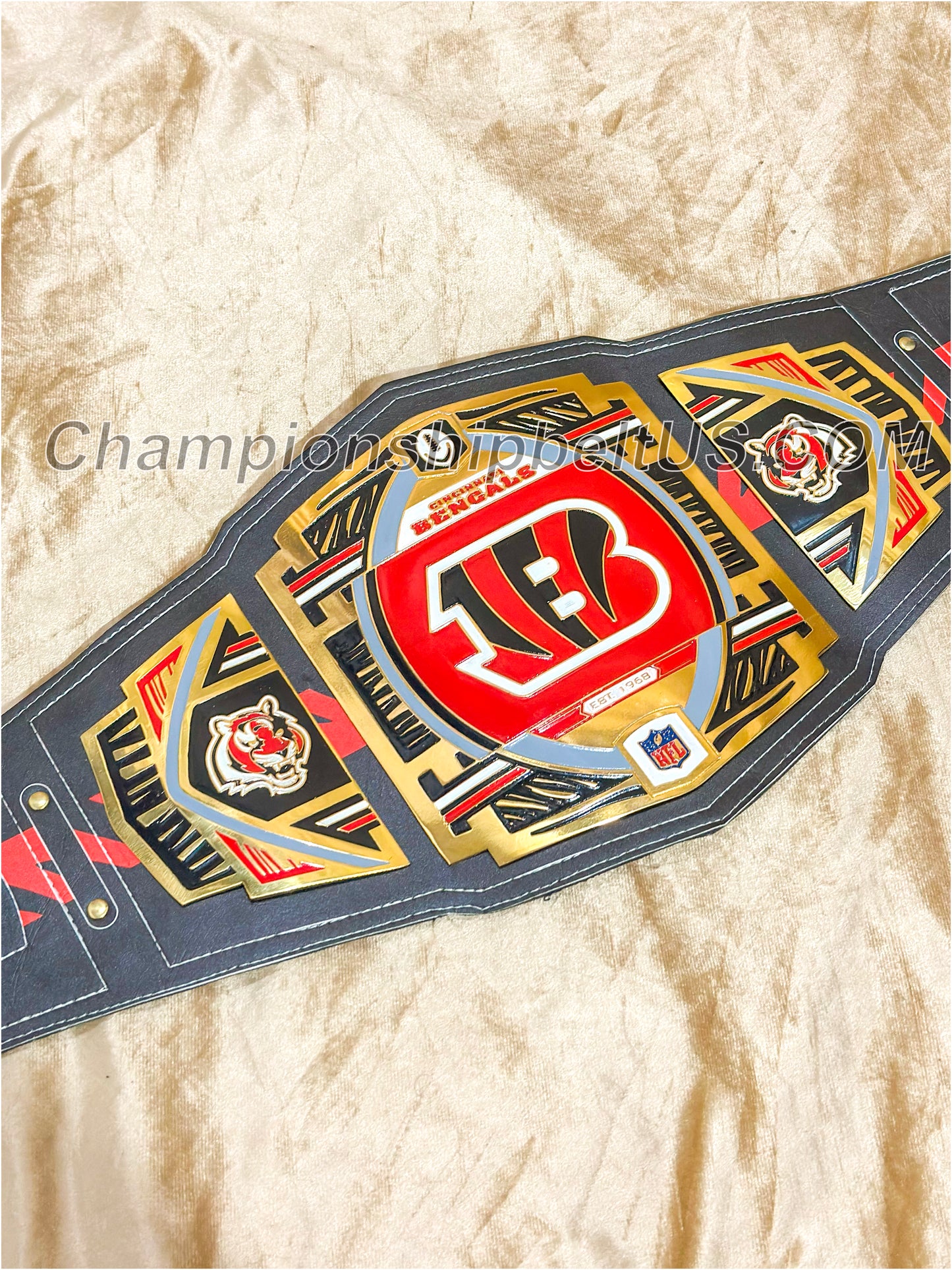 Cincinnati Bengals Legacy Replica Wrestling Title Belt