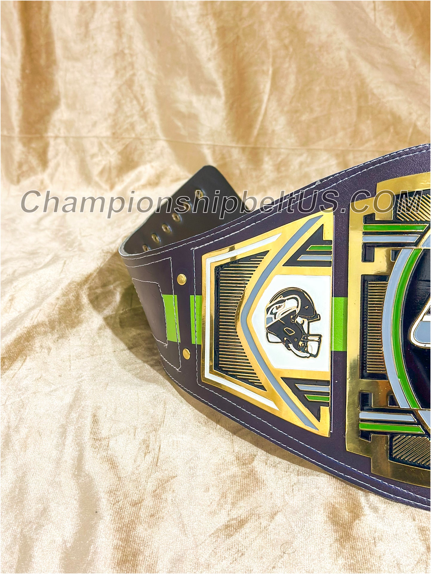 Seattle Seahawks Legacy Replica Wrestling Title Belt