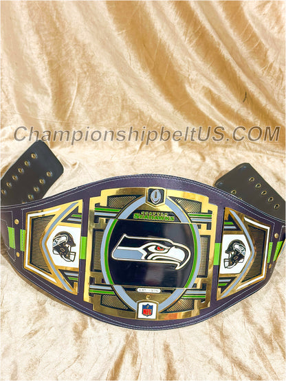 Seattle Seahawks Legacy Replica Wrestling Title Belt