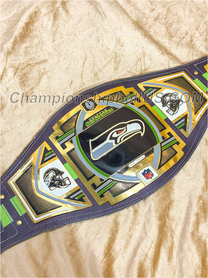 Seattle Seahawks Legacy Replica Wrestling Title Belt