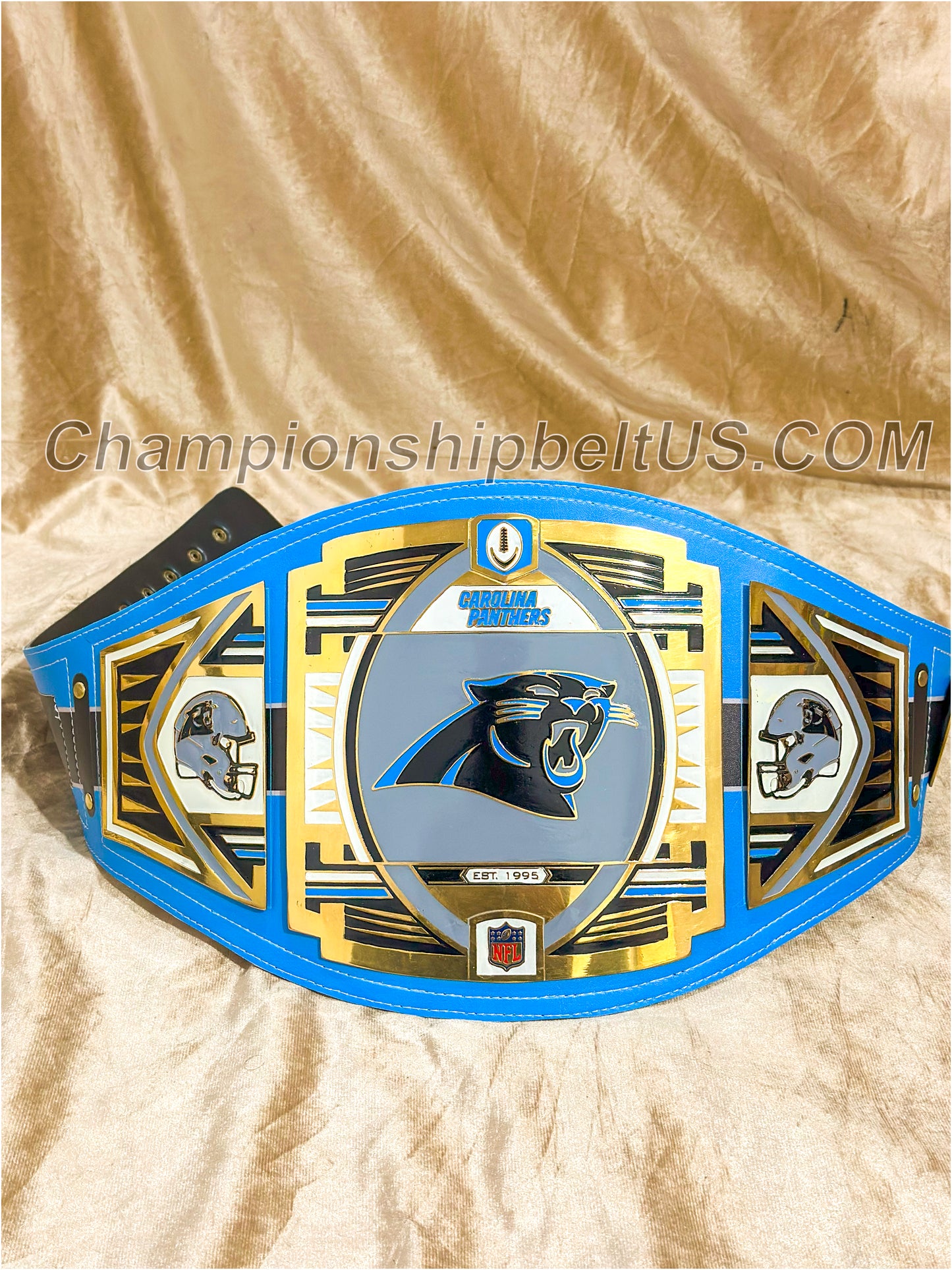 Carolina Panthers Legacy Replica Wrestling Title Belt