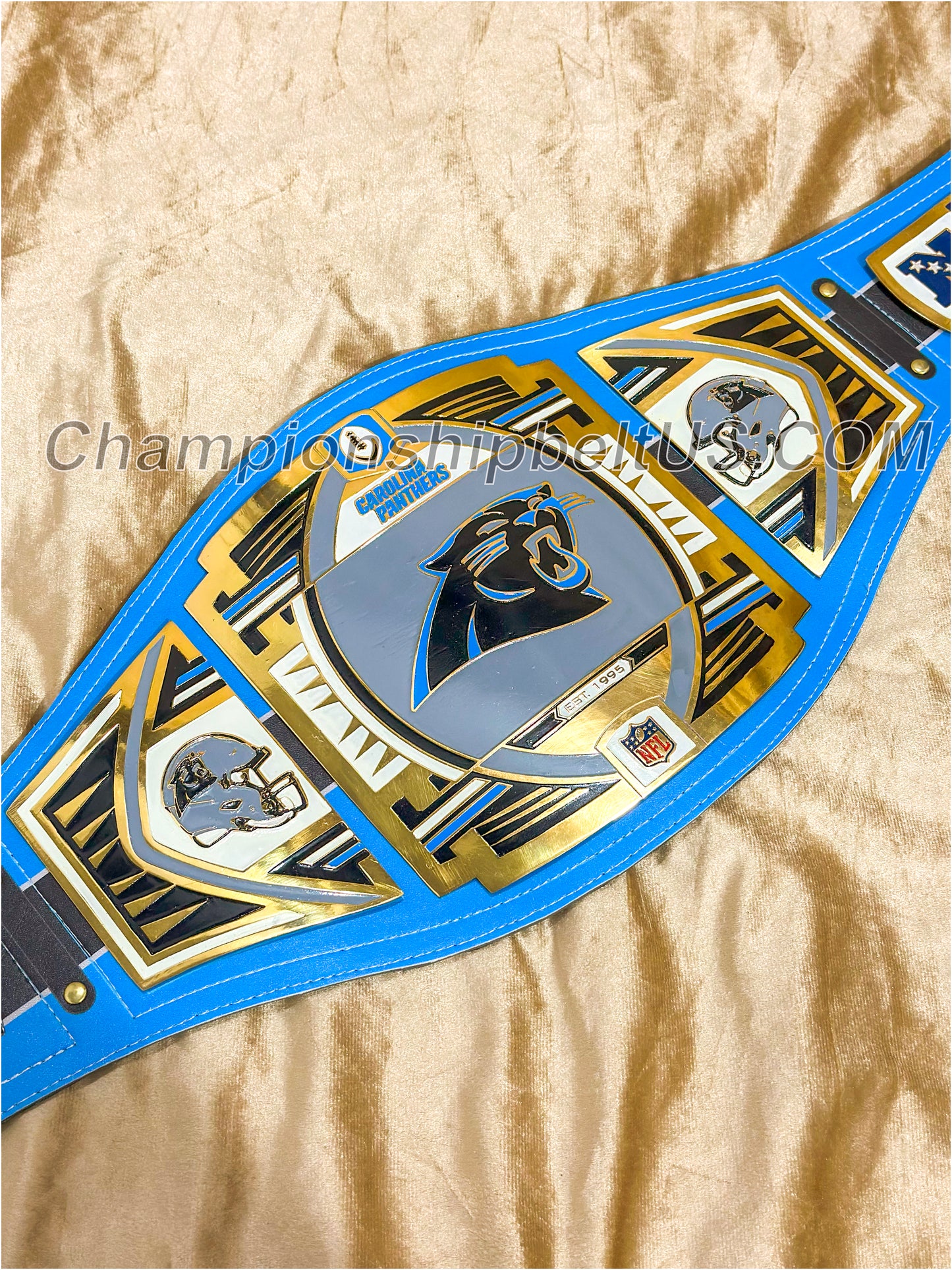 Carolina Panthers Legacy Replica Wrestling Title Belt