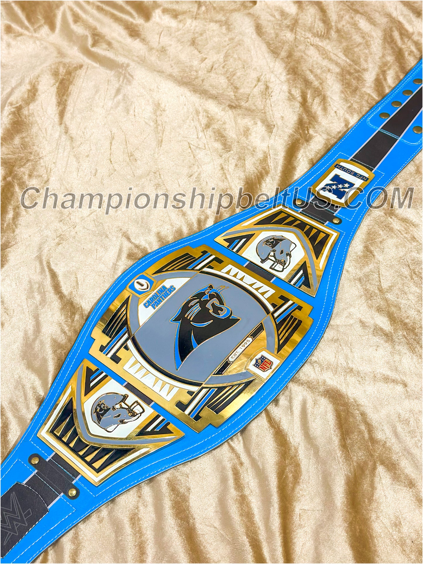 Carolina Panthers Legacy Replica Wrestling Title Belt