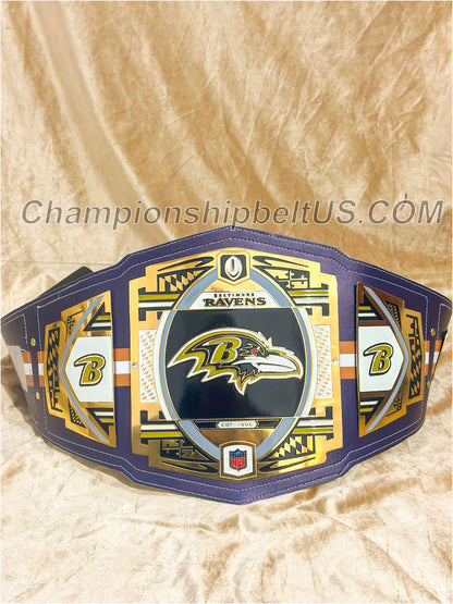 Baltimore Ravens Legacy Replica Wrestling Title Belt