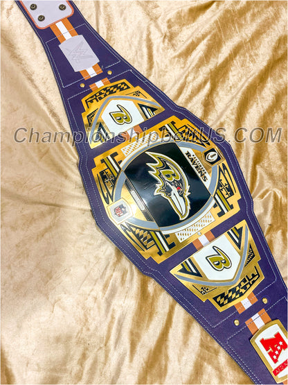 Baltimore Ravens Legacy Replica Wrestling Title Belt