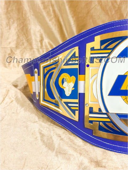 Los Angeles Rams Legacy Replica Wrestling Title Belt