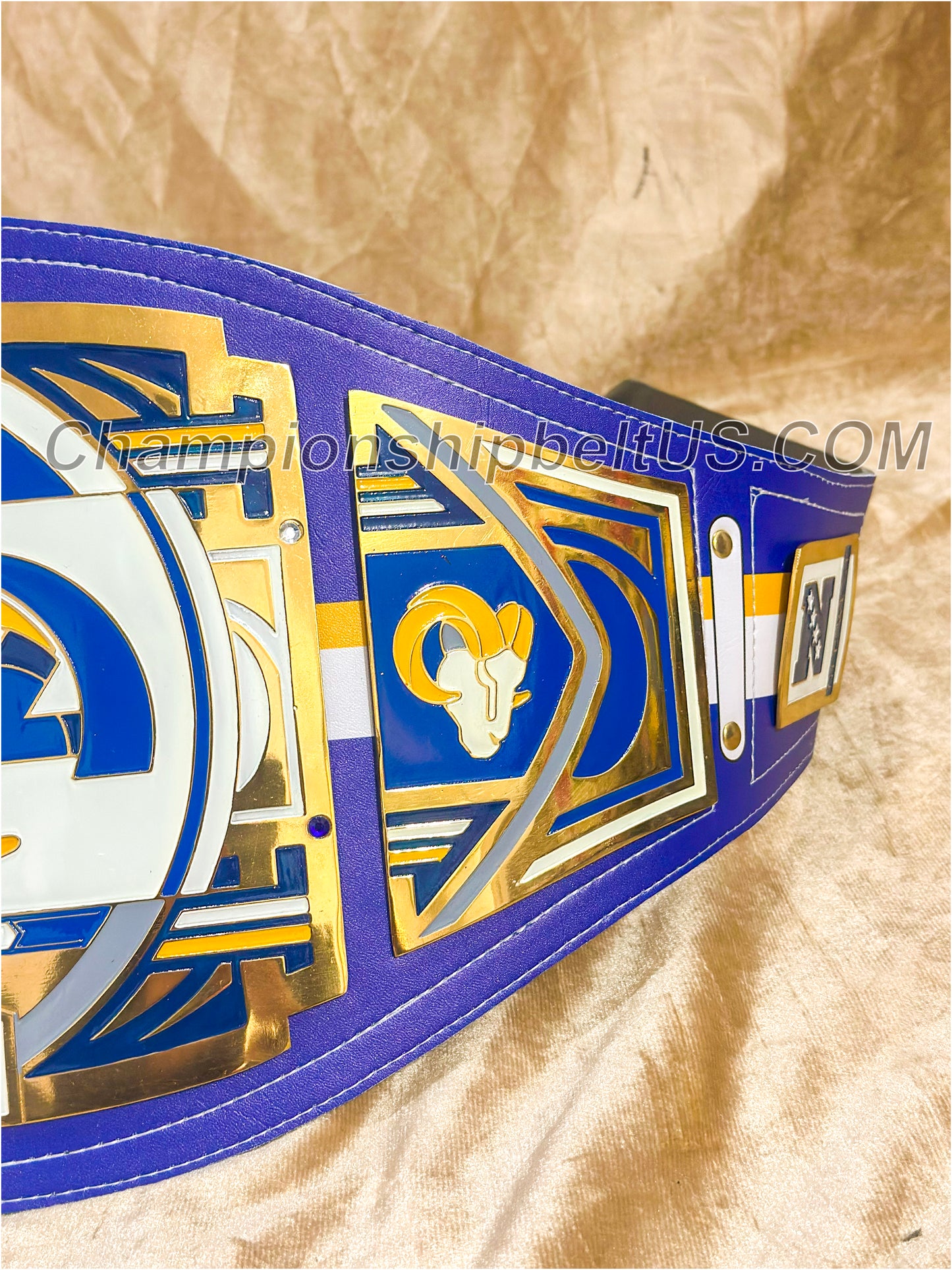 Los Angeles Rams Legacy Replica Wrestling Title Belt