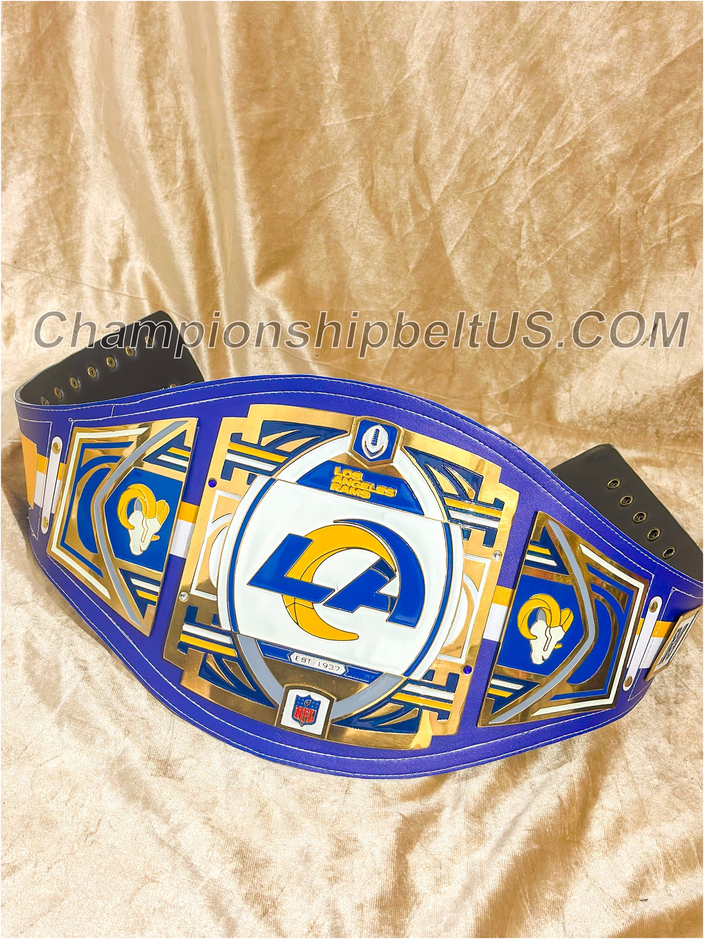 Los Angeles Rams Legacy Replica Wrestling Title Belt