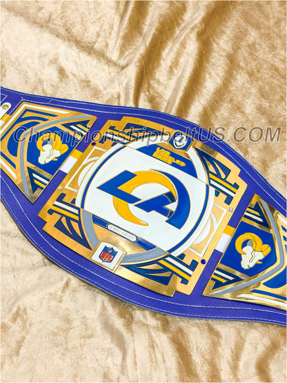 Los Angeles Rams Legacy Replica Wrestling Title Belt