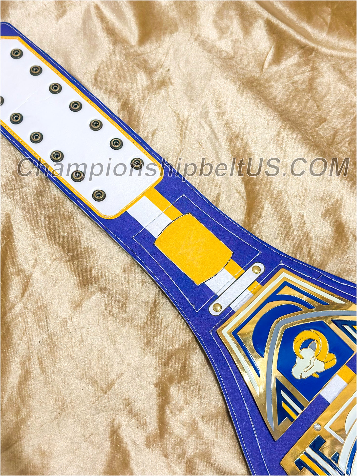 Los Angeles Rams Legacy Replica Wrestling Title Belt