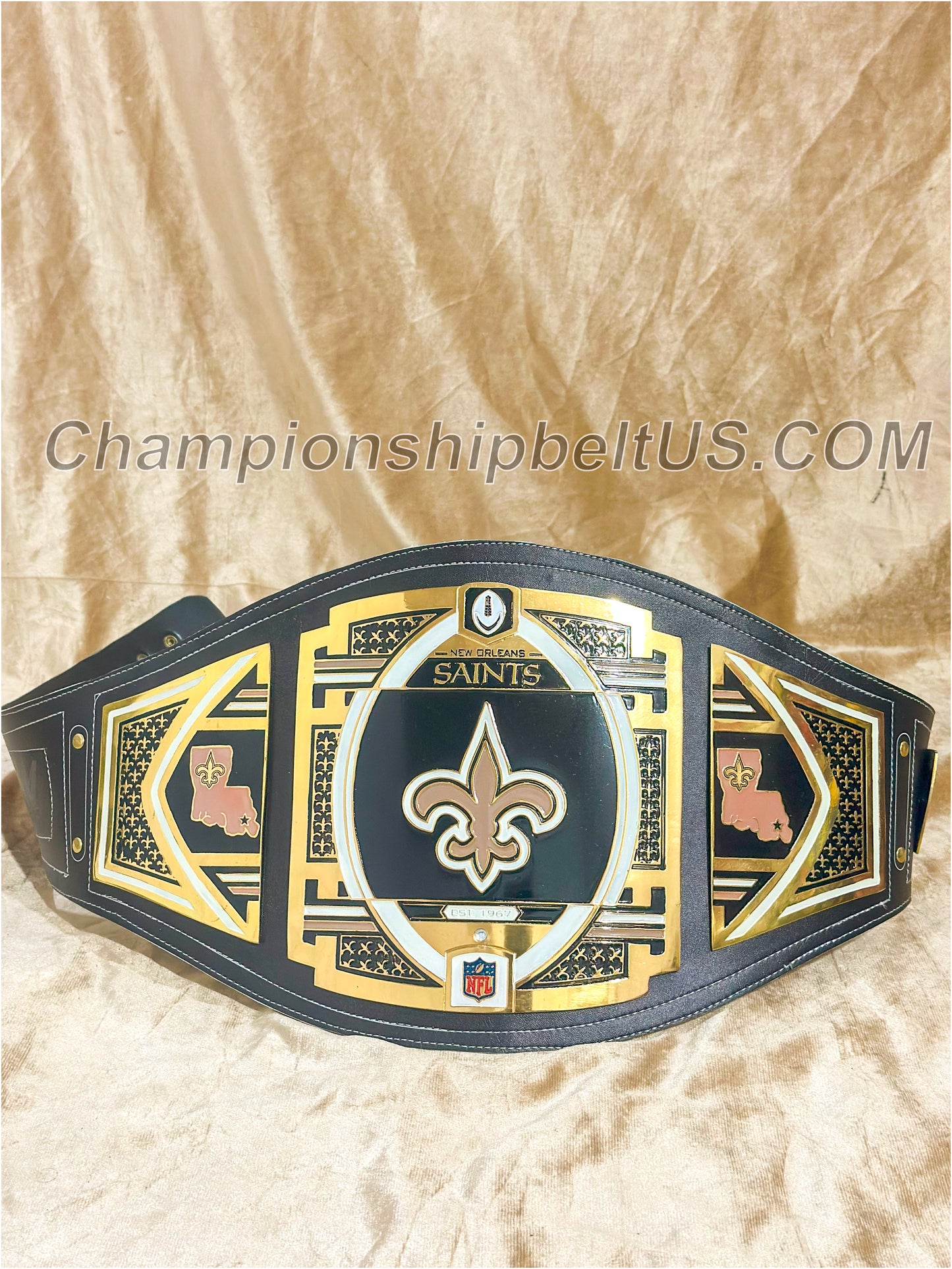 New Orleans Saints Legacy Replica Wrestling Title Belt