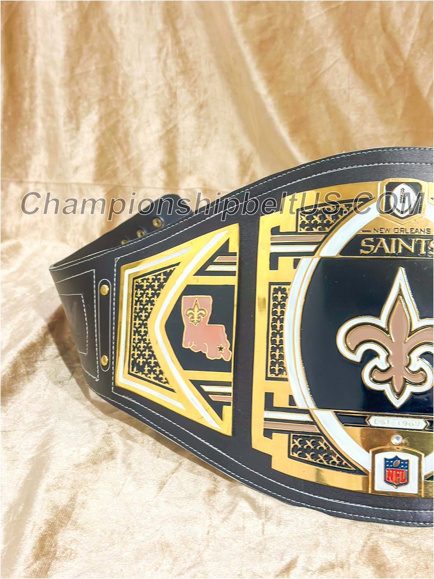 New Orleans Saints Legacy Replica Wrestling Title Belt