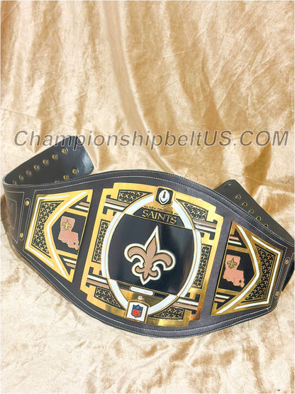 New Orleans Saints Legacy Replica Wrestling Title Belt